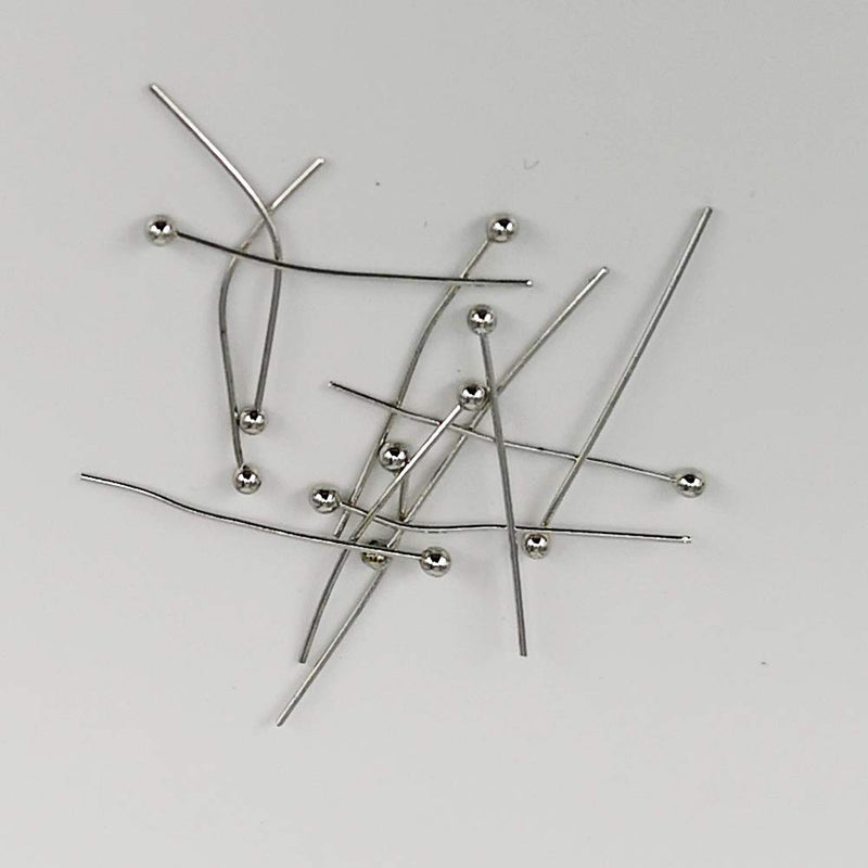Chenkou Craft Assorted 700pcs Mix Size Brass Ball Head Pins for Jewelry Making (Anti-Silver, Mix) Anti-silver - NewNest Australia