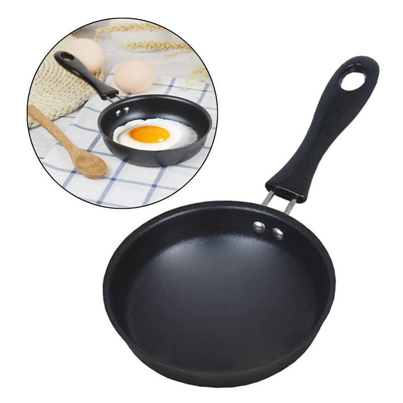 Frying Pan Small One Egg Pancake Round Mini Non Stick Fry Pan 4.7-inch mini cast iron skillet - NewNest Australia