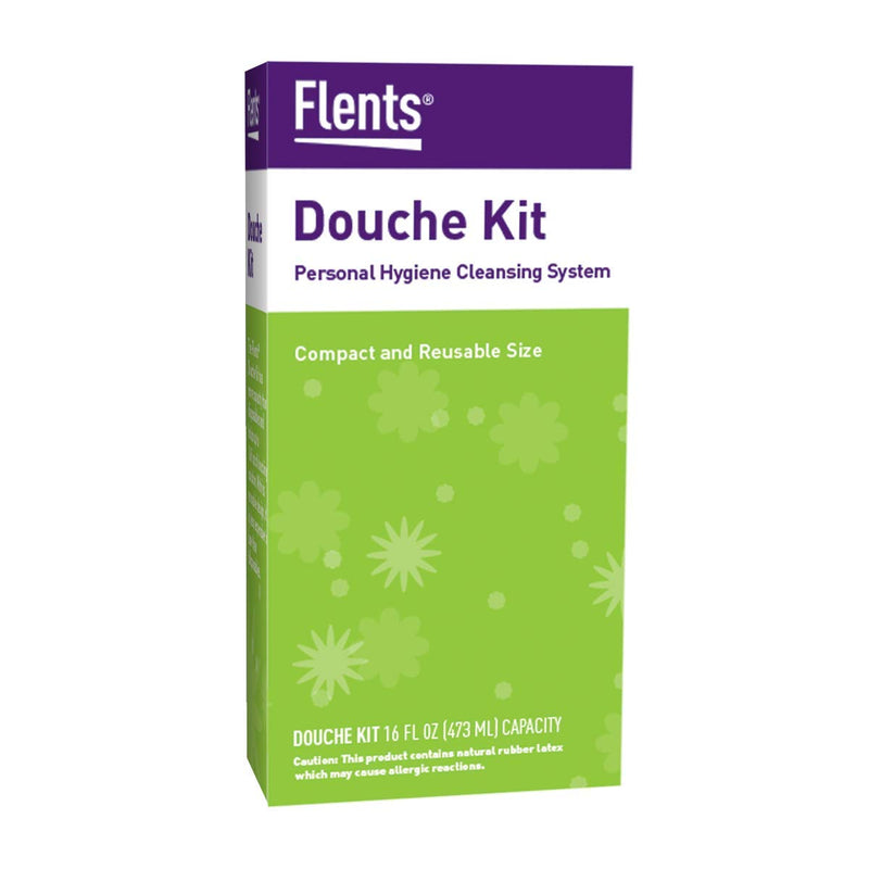 Flents Douche Kit, Compact, Reusable, Great for Travel, 16 fl oz Capacity - NewNest Australia