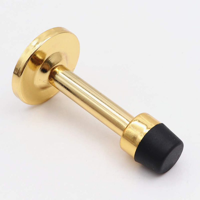 ECREW 2Pcs Door Stopper Rubber Bumper Tip Mounted Built in Door Doorstop Gold - NewNest Australia