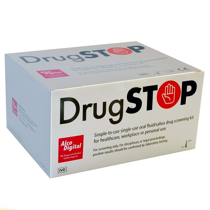 The Saliva Drug Test Kit - Oral Fluid Testing - 6 Drugs - Instant Results for Cocaine, Cannabis (THC), Heroin (Opiates), Amphetamine, Methamphetamine, Benzodiazepine (1) 1 - NewNest Australia