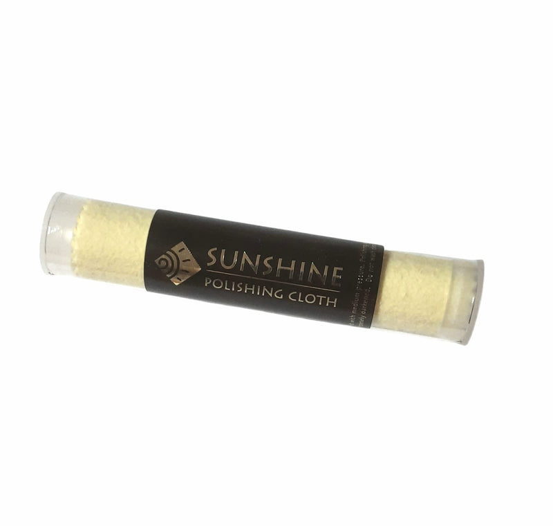 Sunshine Polishing Cloth for Sterling Silver, Gold, Brass and Copper Metal; Packaged in a Tube (Quantity 1) - NewNest Australia