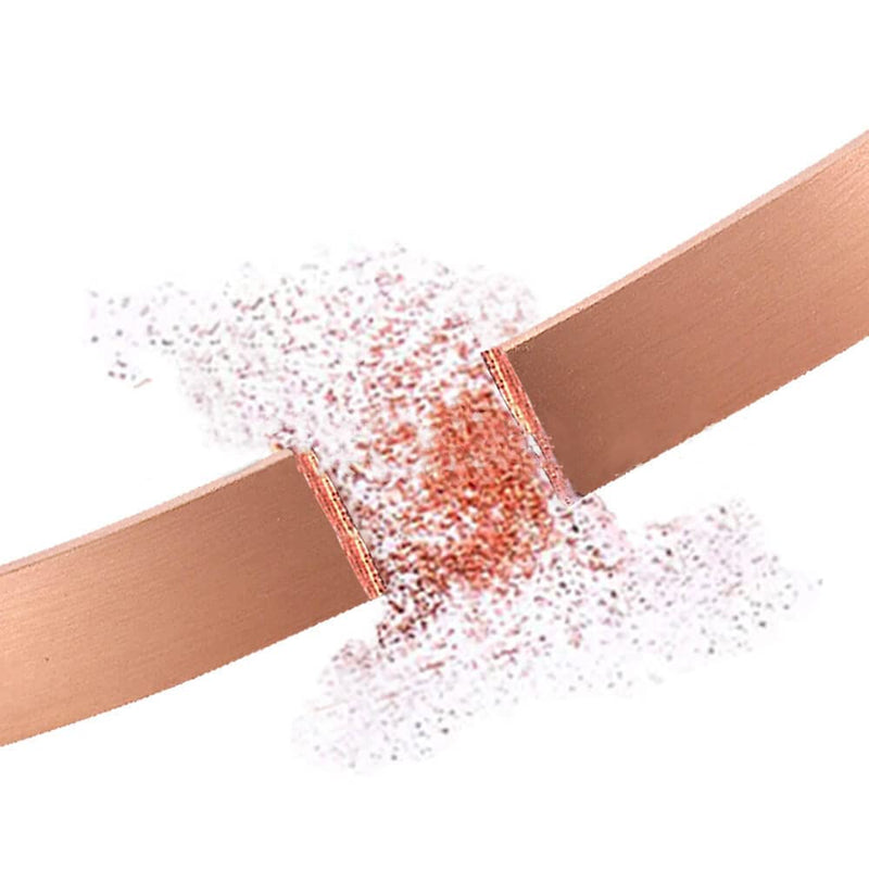 EnerMagiX Copper Magnetic Bracelet for Men Women, 100% Solid Copper Cuff Bangle with 8 3500 Guass Magnets, Adjustable Size Brazaletes (CPB-0946) - NewNest Australia