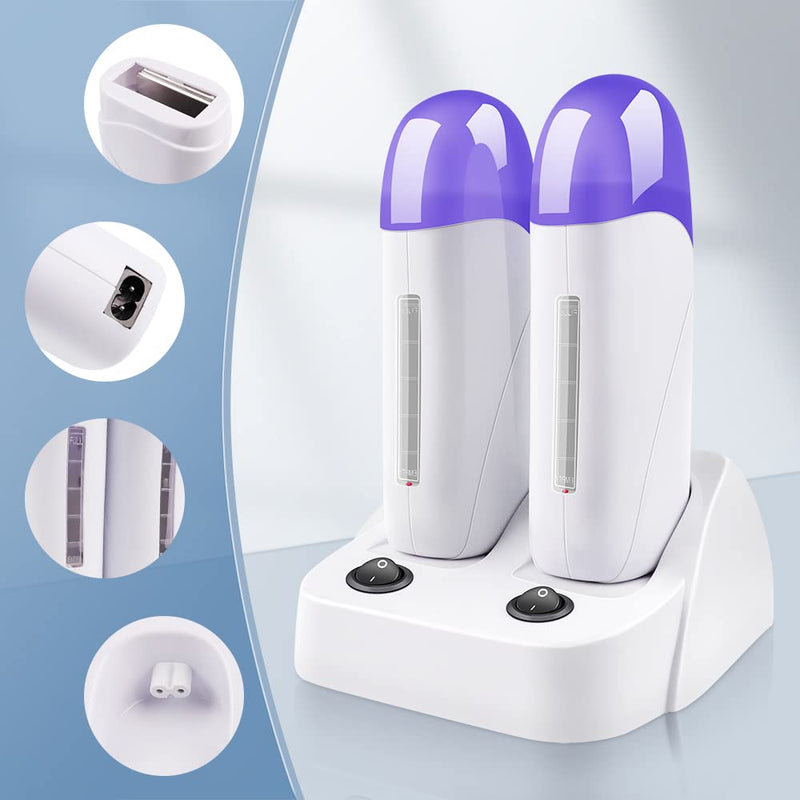 Wax Warmer, Electric Wax Heater, Wax Heater, Double Hair Removal Roller, Wax Warmer Machine For Hair Removal On Wax Heating For Women And Men, Mother'S Day Gift - NewNest Australia