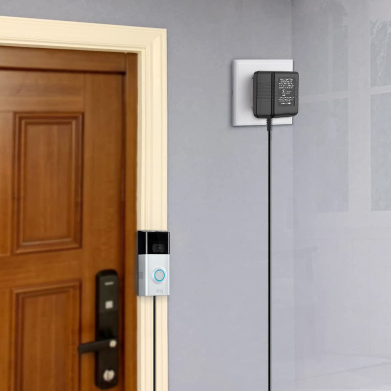 18V 500mA Video Doorbell Power Supply Adapter Compatible with Zmodo Doorbell/Nest Hello Doorbell Transformer(26FT Charging Cable) - NewNest Australia