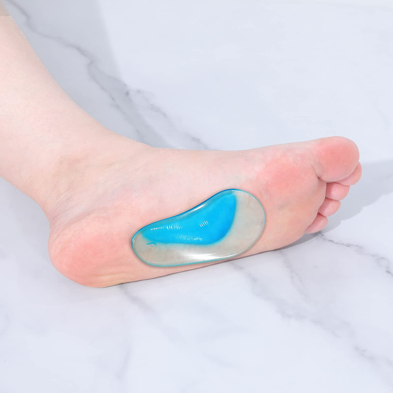 Pufeuoo 5 Pairs Gel Arch Support Insoles, Gel High Heel Inserts Cushion Pads, Silicone Orthotic Arch Support Insoles for Women Men Orthopedic Flat Feet, Plantar Fasciitis and Fallen Arches - NewNest Australia