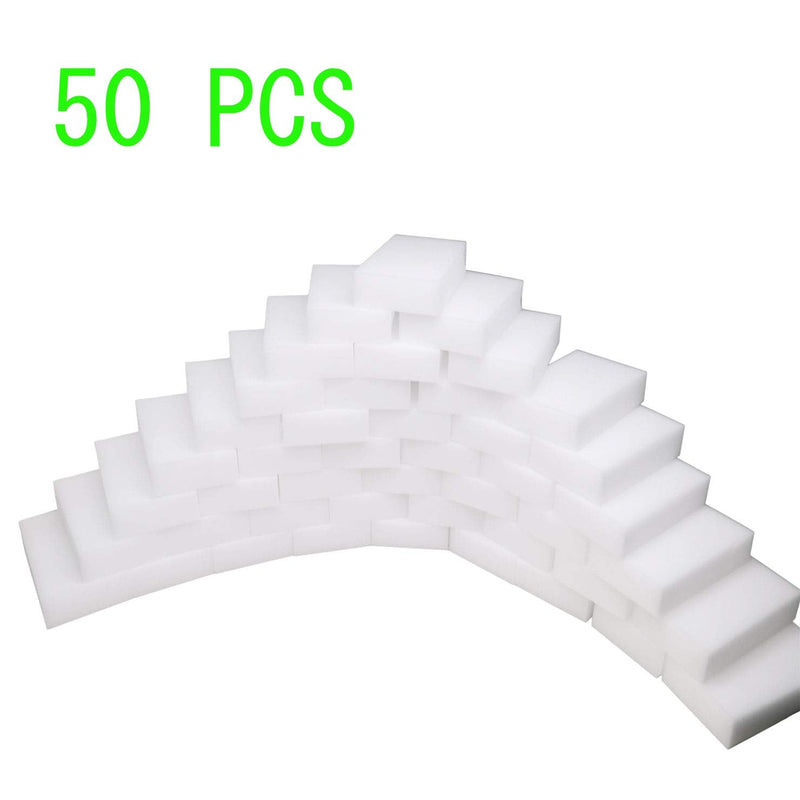 Dr.JIEER 50 Pcs/lot Magic Sponge Eraser Multi-Functional Melamine Foam Cleaner 100x60x20mm - NewNest Australia