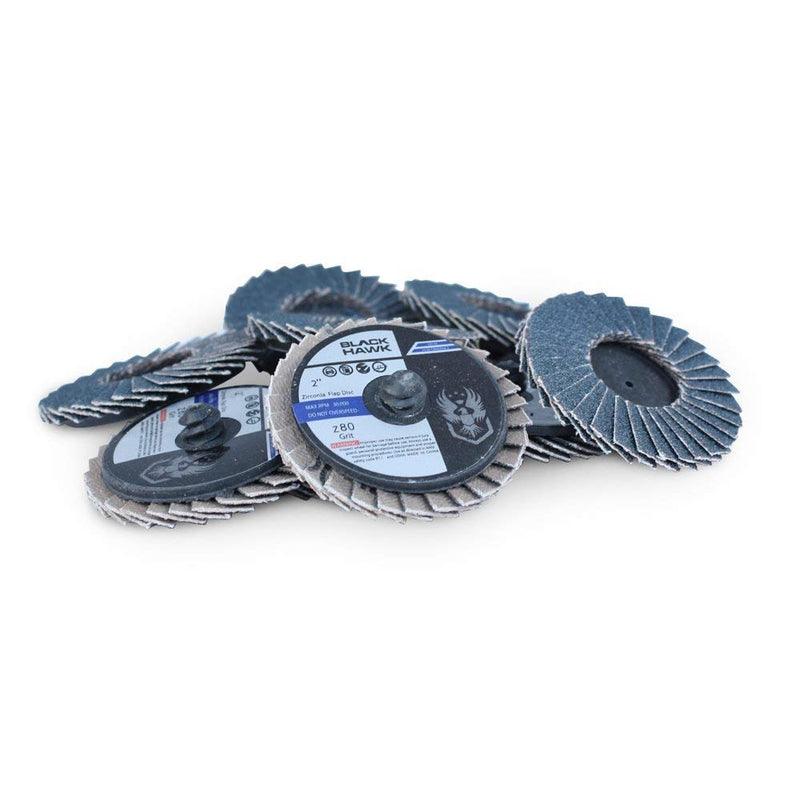 BHA Mini Flap Discs Quick Change Zirconia Grinding and Sanding Wheels, 2 Inch, 60 Grit - 10 Pack - NewNest Australia