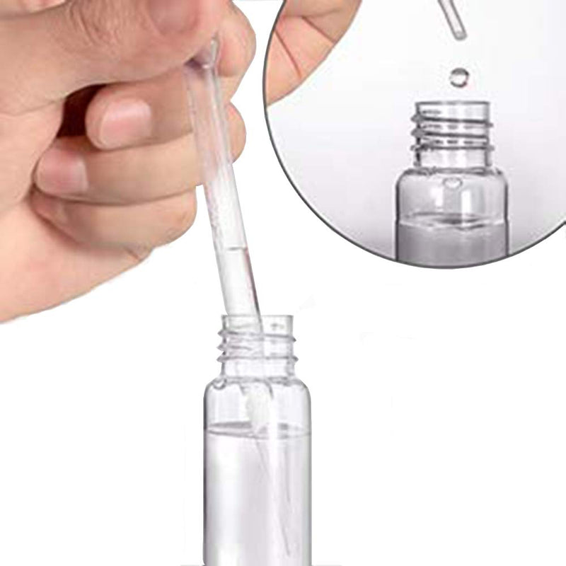 300PCS 1ml Disposable Plastic Clear Liquid Dropper Transfer Pipette Eye Droppers,Volumetric Pipettes,Essential Oils Pipettes - NewNest Australia