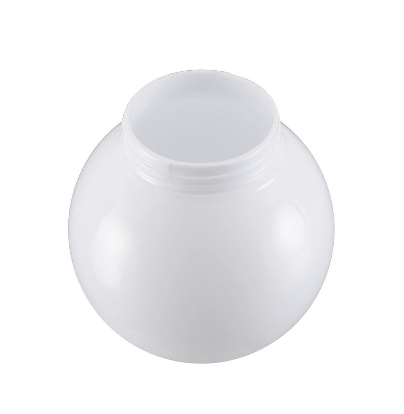 Aspen Creative 28001-21 6" White Acrylic Replacement Lamp Post Globe 3-1/4" Fitter, 1 Pack 6", 3-1/4" Fitter - NewNest Australia