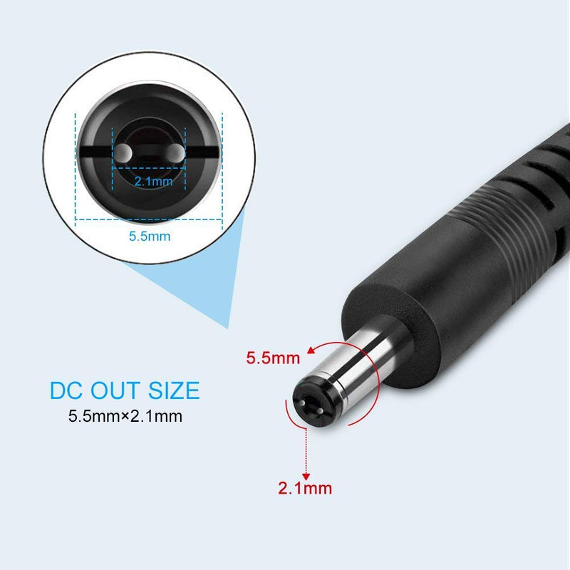12V 2A LED Power Supply, 24W AC Adapter, 100-240V AC to 12V DC Transformer for LED Strip Lights, Wall Plug Power Adapter with 5.5/2.1 DC Female Barrel Connector (2 Pack) 2 Pack - NewNest Australia