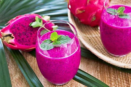 Herbal Magic 100% Pure & Natural Pink Pitaya Powder| Dragon Fruit Powder |Natural Slow Dried |Pink Vegan | Smoothie |Superfood |No Added Sugar or Gluten-100g 100 g (Pack of 1) - NewNest Australia