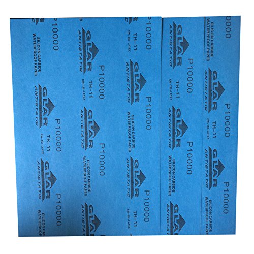 10pcs Abrasive Sandpaper 4000 Grit Dry Wet Waterproof Polishing Sand Paper - NewNest Australia