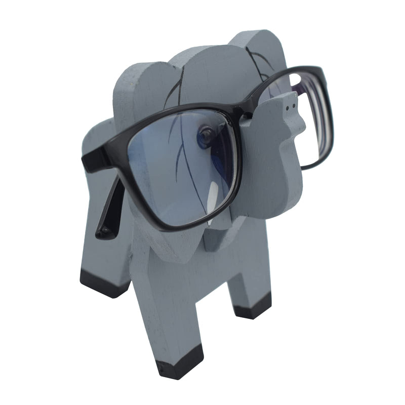 VIPbuy Elephant Shaped Wooden Glasses Holder, 3D Wooden Puzzle Glasses Stand Animal Glasses Holder Sunglasses Stand Gifts Home Office Desk Decor - NewNest Australia