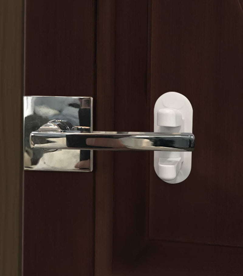 Door Lever Lock (6 Pack) Child Proof Doors & Handles , 3M Adhesive - Child Safety by Tuut - NewNest Australia