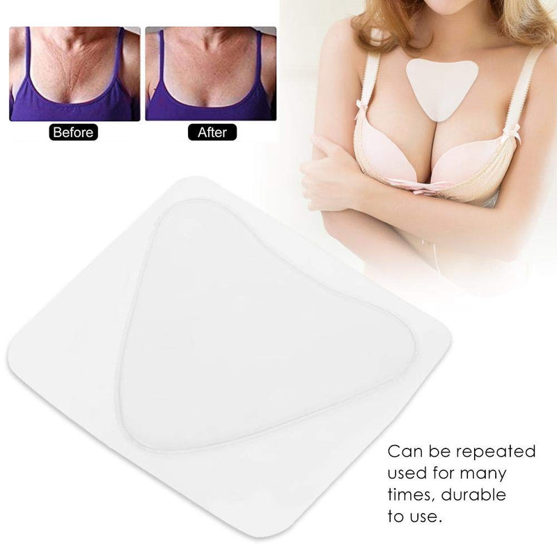 Chest Pad, Anti-Wrinkle Silicone Chest Anti Wrinkle Breast Lifting Smooth Firming Patch Invisible Decollete Bra Care Reusable Pads(Triangle) - NewNest Australia