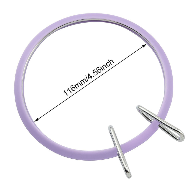 YYANGZ Metal Spring Tension Embroidery Hoop Embroidery Tension Shed, Cross Stitch Hoop, Cross Stitch Hoop, Darning Hoops (Purple) - NewNest Australia