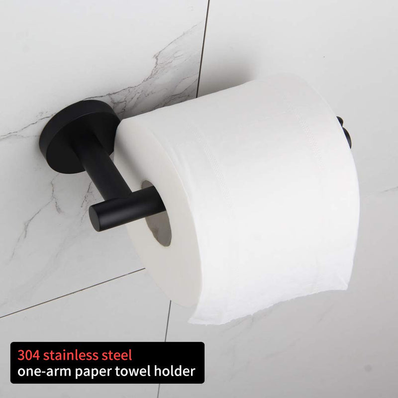 GERZ SUS 304 Stainless Steel Bathroom Toilet Paper Holder Matte Black Tissue Paper Roll Holder Wall Mount - NewNest Australia