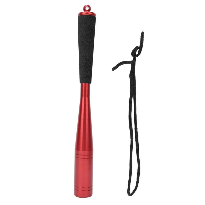 Simlug 25mm Fishing Priest, Portable Diameter Fishing Bat Aluminium Alloy Head with Foam Handle Fishing Bat Fish Priest for Fishing Lover Sea/Fresh Fishing Fishing Tackle(Red) - NewNest Australia