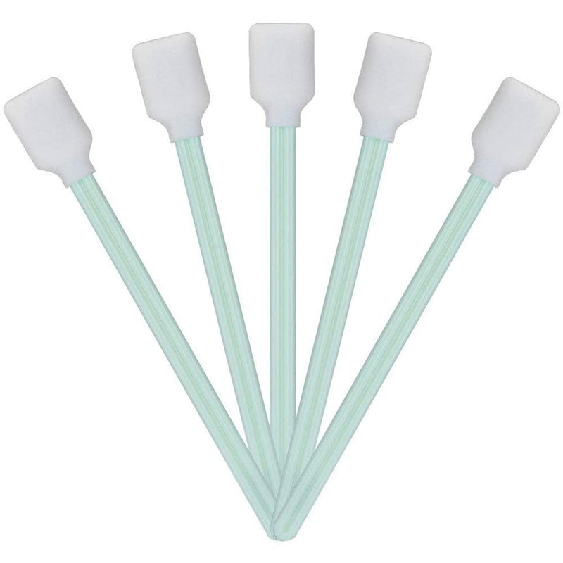 POFET 50pcs Anti-static Dust-removed Foam Cleaning Lab Swabs Sticks for Solvent Format Printer Print Head/Disk/Lens/Roland, Canon, Epson, HP, Mutoh, Mimaki, Inject/Thermal Printer - NewNest Australia