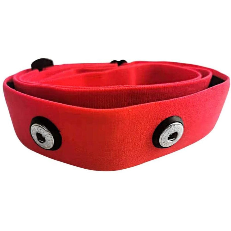 Adjustable Heart Rate Monitor Chest Strap Replacement Elastic Soft Nylon Strap Spandex Belt Compatible for MZ Heart Rate Monitor Sensor Sports Wireless Heart Rate Monitor Red - NewNest Australia