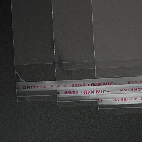 AIRSUNNY 200 Pcs 6x9 Clear Resealable Cello/Cellophane Bags Good for Bakery, Candle, Soap, Cookie Poly Bags - NewNest Australia