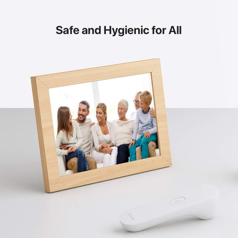 iHealth No-Touch Forehead Thermometer, Digital Infrared Thermometer for Adults and Kids, Touchless Baby Thermometer with 3 Ultra-Sensitive Sensors, Large LED Display and Gentle Vibration Alert (PT3) - NewNest Australia