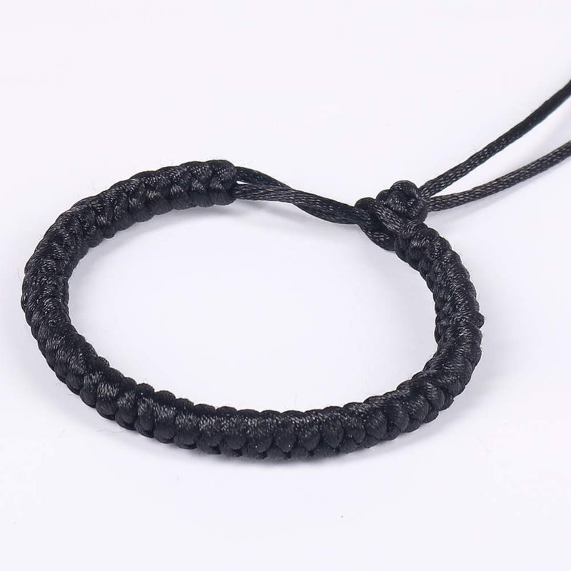 Tenn Well Satin Rattail Nylon Cord,295 Feet 2mm Black Beading String for Macrame Bracelets, Necklaces, Jewelry Making, Arts and Crafts - NewNest Australia
