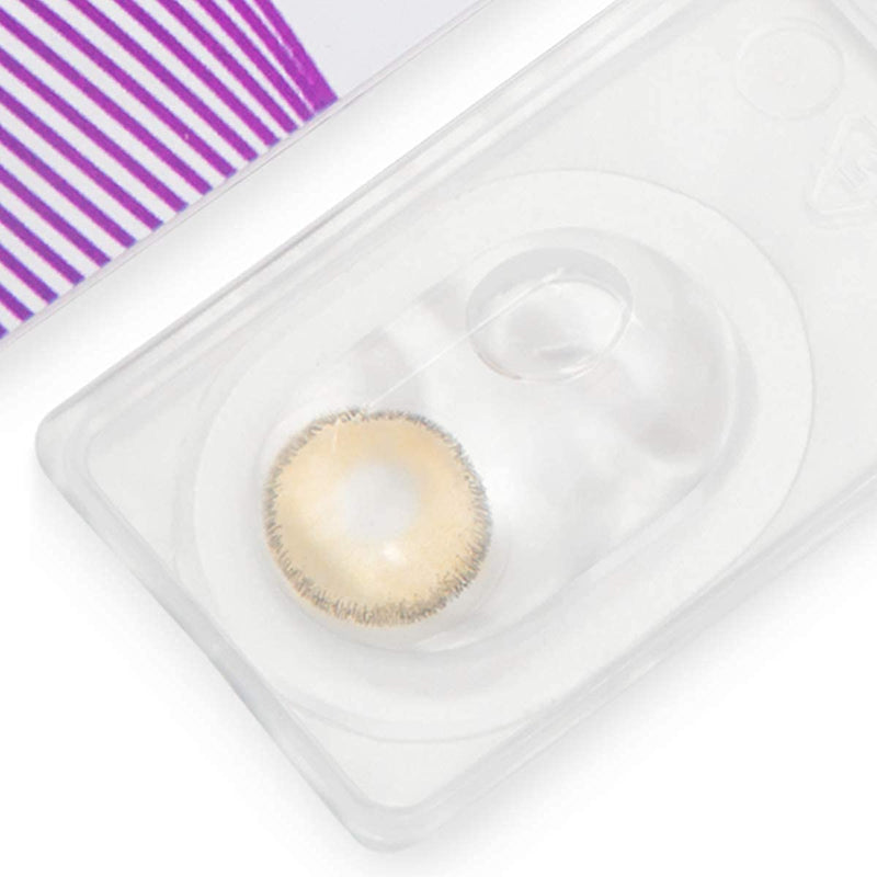 Glamlens Colored Brown Contact Lenses Mirel Brown Strong Opaque Natural Silicone Comfort Lenses - 1 Pair (2 Pieces) Without Power 0.00 Diopters 0.0 Diopters 8.6 Millimeters 14.00 Millimeters 2.0 - NewNest Australia