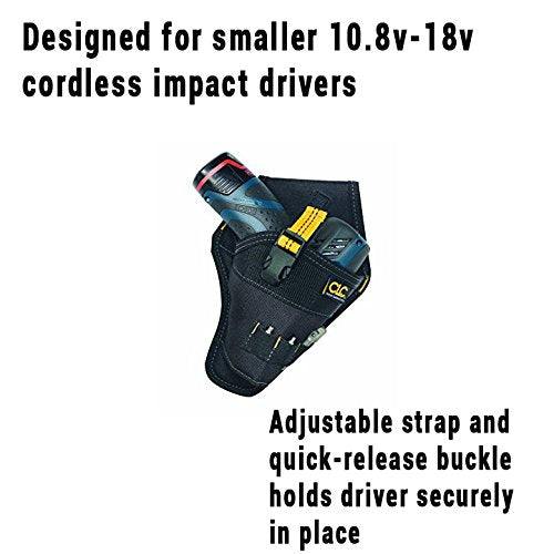 CLC Custom Leathercraft 5021 Impact Driver Holster,Black - NewNest Australia