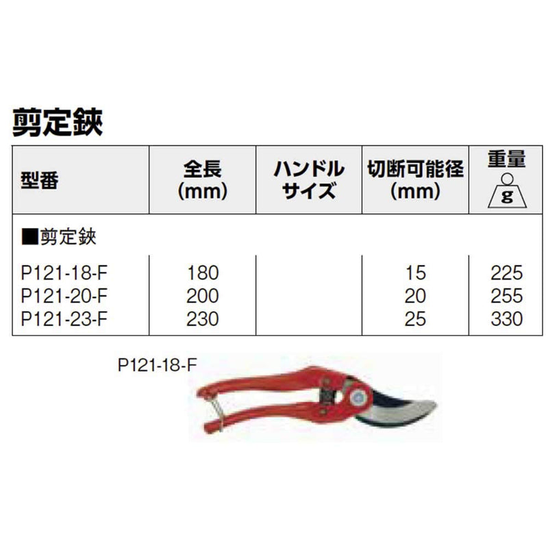 Bahco P121-20-F Hand Pruner, 8-Inch - NewNest Australia