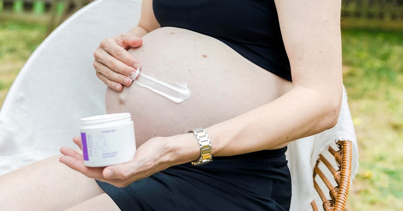 TriLASTIN Maternity Stretch Mark Prevention Cream (4oz) | Hypoallergenic and Paraben-Free | Stretch Mark Cream for Pregnancy | Skincare Gifts for Moms | Scar and Stretch Mark Remover Cream - NewNest Australia