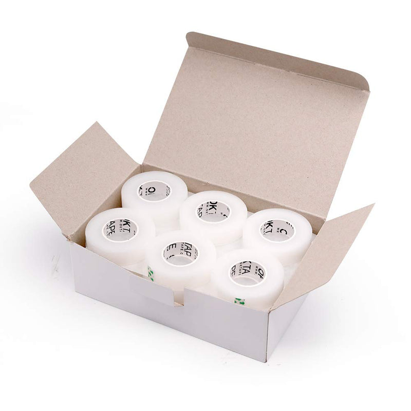 OK TAPE OKPore Transparent Surgical Tape, First-Aid Medical Hypoallergenic Tape, Latex Free, Pack of 24 Rolls, Size: 0.5“*10yds 0.5x360 Inch (Pack of 24) - NewNest Australia