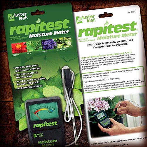 Luster Leaf 1820 Rapitest Soil Moisture Meter Moisture Meter w/ Cord - NewNest Australia