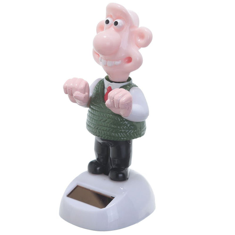 NewNest Australia - Puckator Wallace (Wallace & Gromit) Solar Powered Pal, Height 13cm Width 5.5cm Depth 6cm, Mixed 