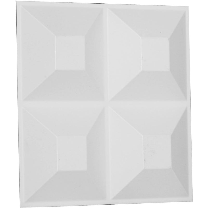 Ekena Millwork WP12X12SWWH Swindon EnduraWall Decorative 3D Wall Panel, 11 7/8"W x 11 7/8"H, White Single - NewNest Australia