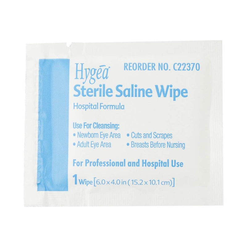 Saline Wipe Hygea Individual Packet Saline Unscented 1 Count - NewNest Australia