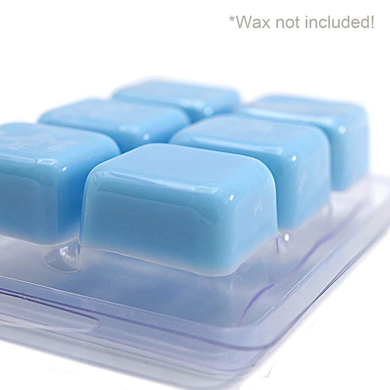 DGQ Wax Melt Molds - 25 Packs Clear Empty Plastic Wax Melt Clamshells for Wickless Wax Melt Candles - NewNest Australia