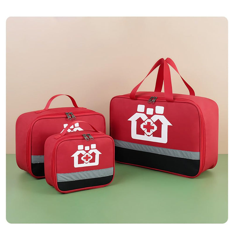Urfeda Small Medicine Bag, Empty First Aid Bag, Waterproof Travel First Aid Kit, Pharmacy Bag, Medicine Storage Bag, Emergency Bag For In The Office, Traveling, Camping - NewNest Australia