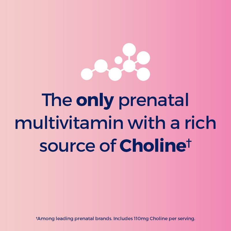 One A Day Women’s Prenatal Advanced Complete Multivitamin with Brain Support* with Choline, Folic Acid, Omega-3 DHA & Iron for Pre, During and Post Pregnancy, 60+60 Count (120 Count Total Set) NEW - NewNest Australia