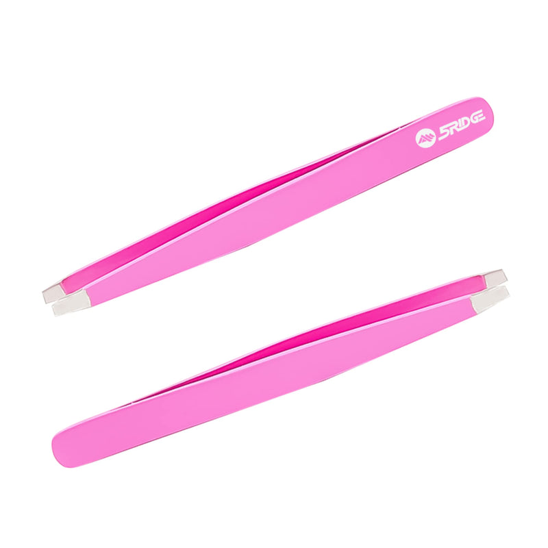 Eyebrow Tweezers - Stainless Steel Eyebrow Tweezers - Precision Removal Of Facial Hair, Ingrown Hairs, Professional Blackhead And Tick Remover For Men & Women (Pink) Pink - NewNest Australia