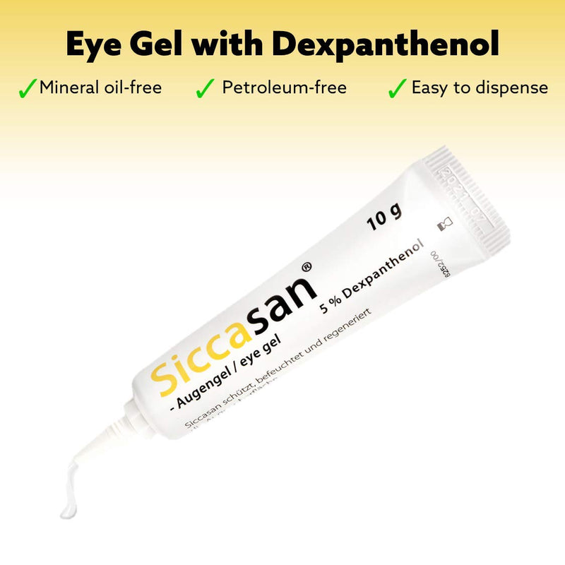 Siccasan & Siccaforte Combo Pack | Eye Gel for Dry Eyes | Intensive Dry Eye Gel with Carbomer & Dexpanthenol for Day & Night Use | Corneal Gel & Eye Lubricant | Eye Gel For Red Itchy and & Sore Eyes - NewNest Australia