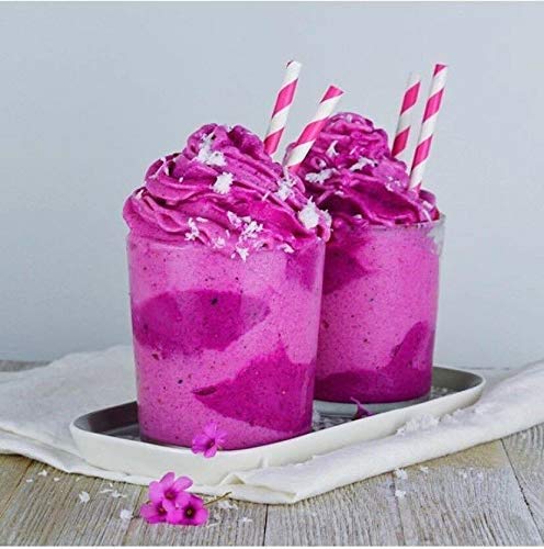 Herbal Magic 100% Pure & Natural Pink Pitaya Powder| Dragon Fruit Powder |Natural Slow Dried |Pink Vegan | Smoothie |Superfood |No Added Sugar or Gluten-100g 100 g (Pack of 1) - NewNest Australia