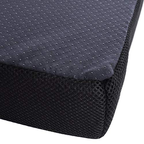 life hall Portable Seat Cushion Orthopedic Memory Foam Coccyx Lower Seat Cushion for Office Car Seats Back Pain Relief Cushion Great Office Chair Cushion (Black) Black - NewNest Australia