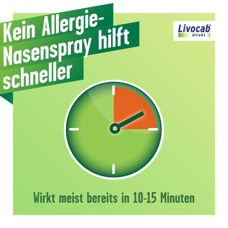 Livocab® direct nasal spray (10 ml) | Acute help for allergies | Quick help for allergic rhinitis | Effective from the first application 10 ml (pack of 1) - NewNest Australia