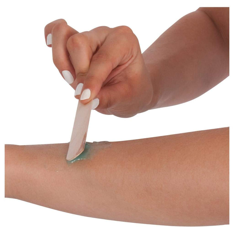 Birch wood spatula 1.8 cm x 15 cm | 100 pieces | Tongue depressor for examinations or application of wax - splinter-free with round, cleanly cut edges | Also ideal for practices, craft work and much more - NewNest Australia