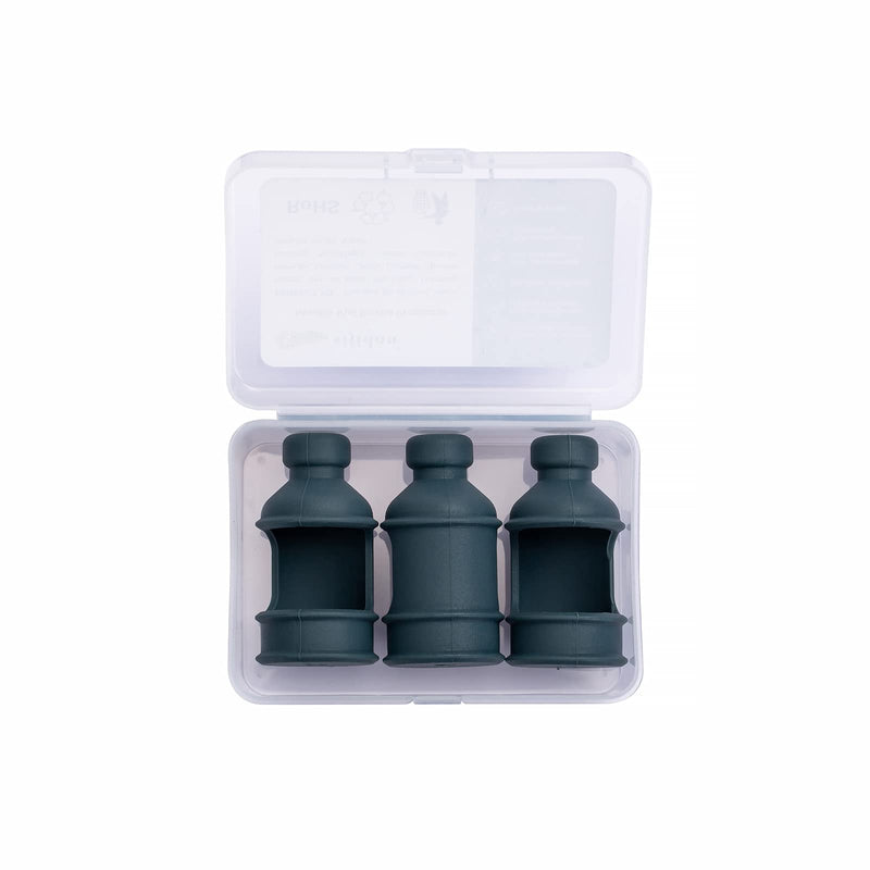 Pack of 3 Insulin Bottle Protective Covers for Diabetics, Silicone Insulin Bottle Protective Cover to Protect the Insulin Vial from Breaking (Grey) Grey - NewNest Australia