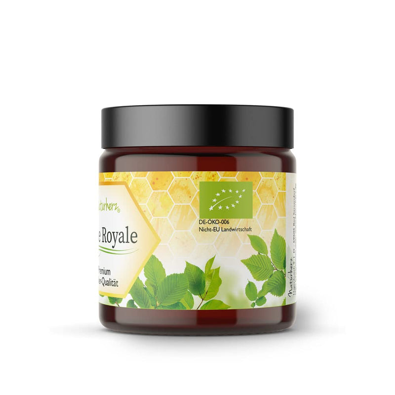 Organic royal jelly | Fresh jelly in premium beekeeping quality | WITHOUT additives | Naturherz-Original (25 g) 25 g (pack of 1) - NewNest Australia