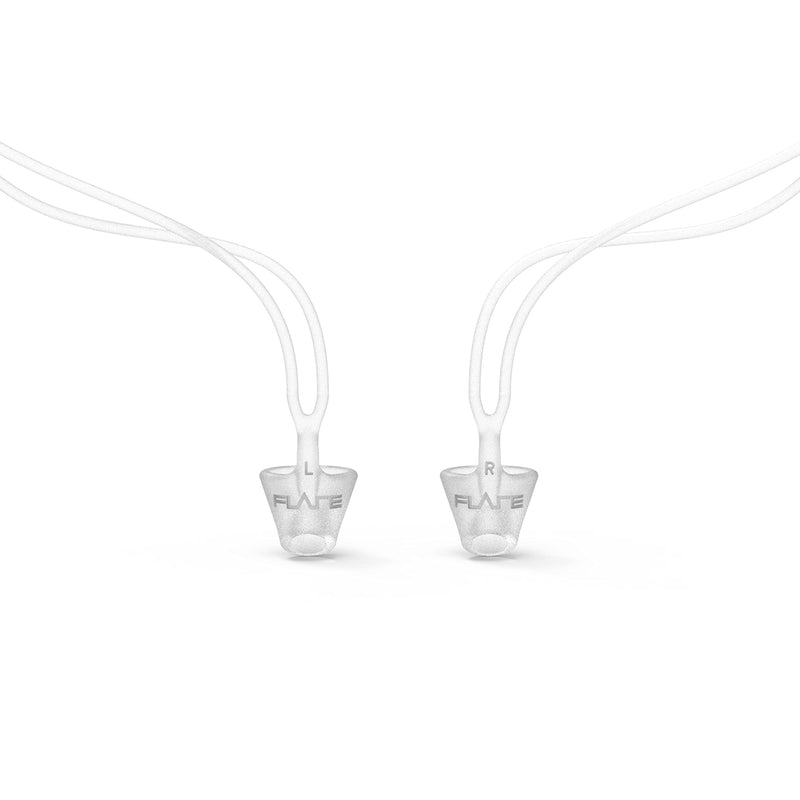 Flare Calmer Secure Mini - Small Ear Plugs Alternative - Reduce Annoying Noises Without Blocking Sound - Soft Reusable Flexible Silicone With Built-In Lanyard - Translucent - NewNest Australia
