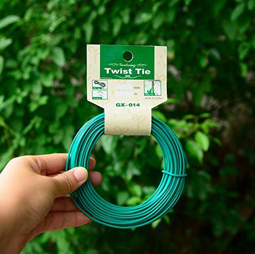 VIMOA Garden Twist Tie Bonsai Training Wire 50 Feet 1.8mm Twine Perfect for Plant Cages - NewNest Australia